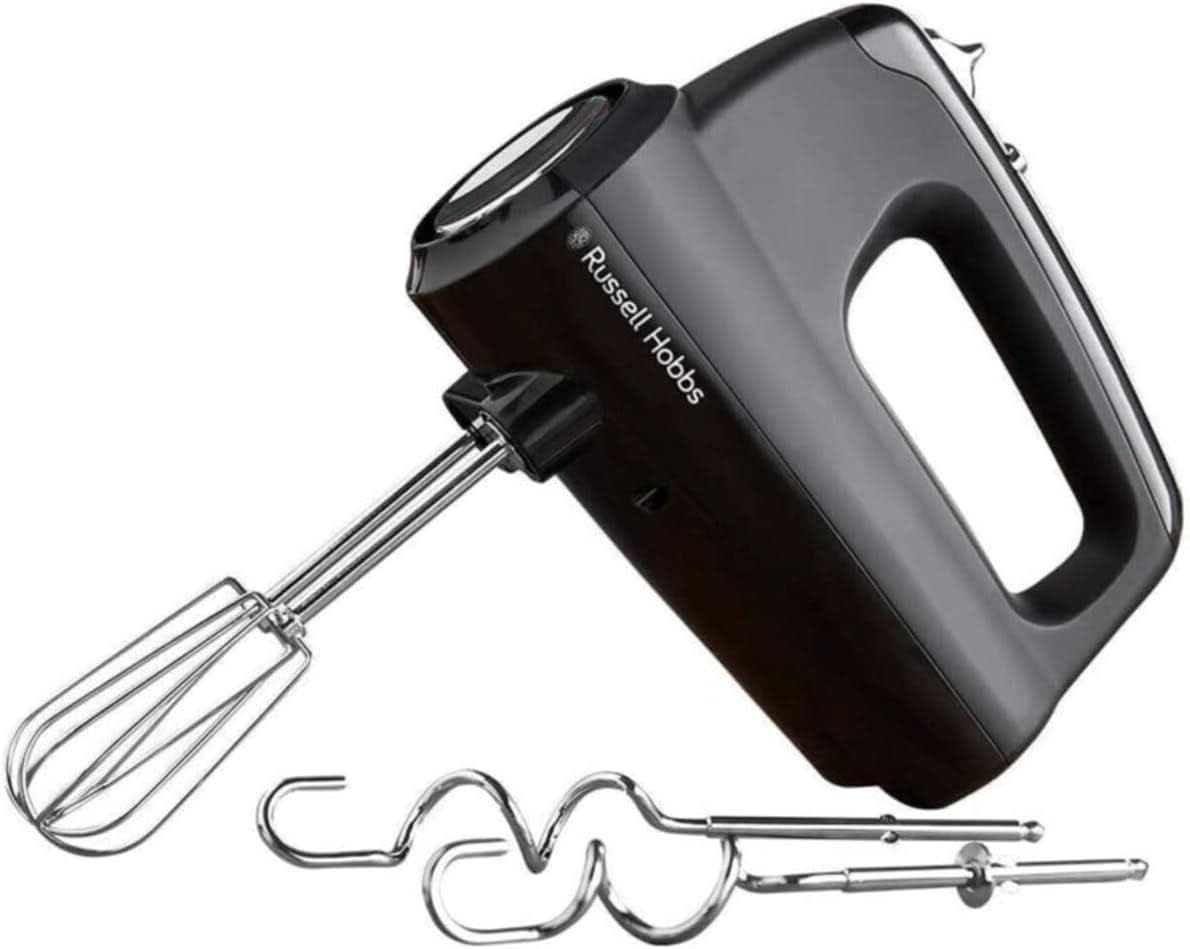 Mikser stojący Russell Hobbs [1,5 l szkła] Matt Schwarz (silnik Starker 0,9 PS, funkcja impulsu/kruszenia lodu, Edelstahlmesser, mikser Bpa-Frei, Elektrischer Zerkleinerer, urządzenie do robienia smoothie) 24722-56 Kitchen Naty Shop Mikser ręczny, pojedynczy