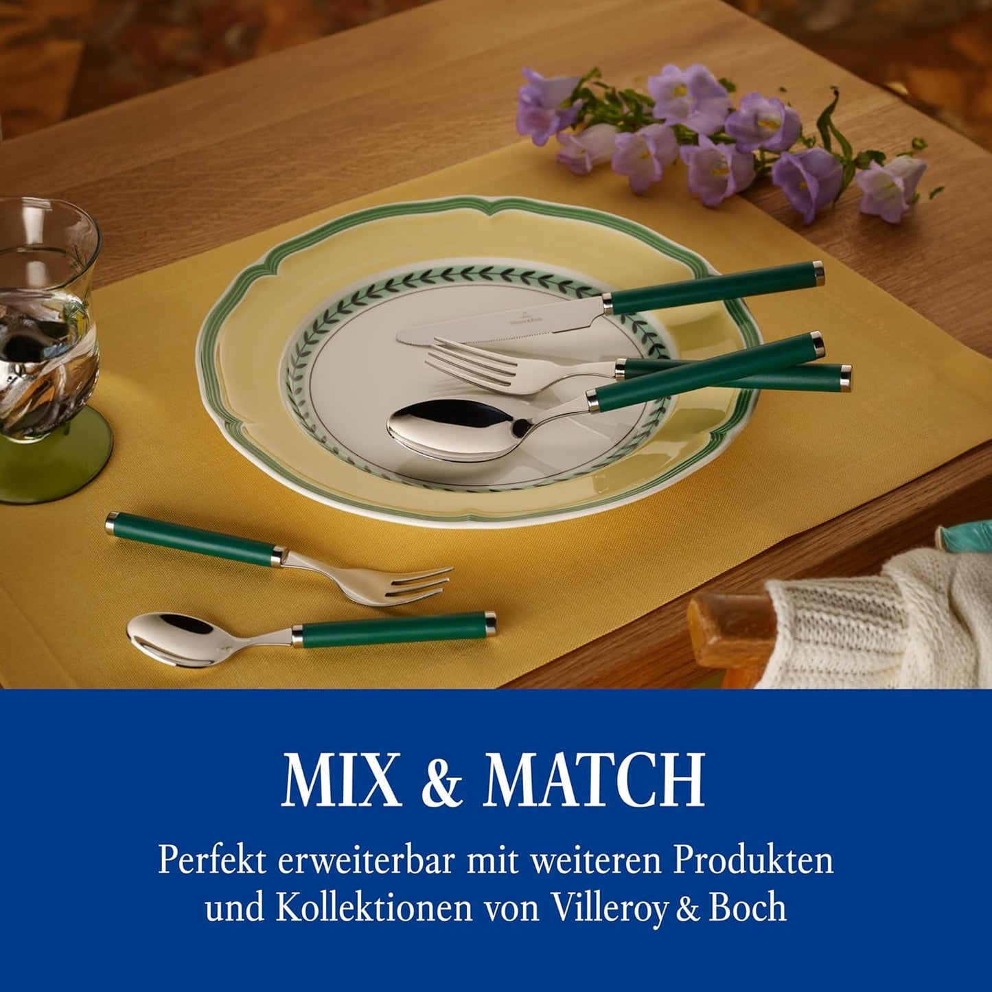 Villeroy & Boch – Zestaw sztućców Graj! Zielony Ogród, 30 sztuk Kuchnia Naty Shop