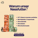 The Better Cat - Bezzbożowa mokra karma z ekstra wysoką zawartością mięsa - Premium bezzbożowa i bezcukrowa karma dla kotów (200g, Kurczak)
