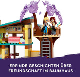 LEGO Friends Dom rodzinny Olly i Paisley, domek dla lalek z figurkami i akcesoriami, dwupiętrowy domek i domek na drzewie, kreatywny prezent dla dziewcząt i chłopców w wieku 7+ 42620 Zestawy do budowania Besuche w sklepie LEGO