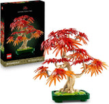 LEGO Botanicals Japoński czerwony klon - Drzewo Bonsai - Zestaw sztucznych roślin z czerwonymi i pomarańczowymi liśćmi oraz miską - Wystrój domu - Pomysł na prezent dla dorosłych - 10348 Zestawy do budowania Besuche den LEGO-Store Domyślny tytuł