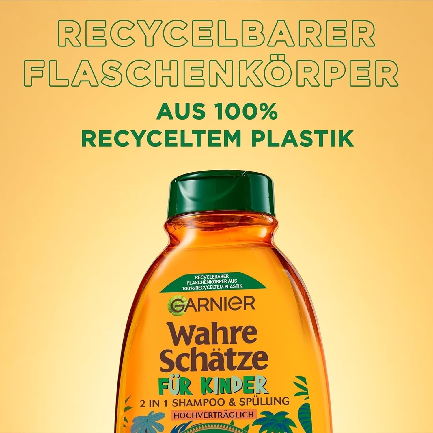 Garnier Szampon dla dzieci, do włosów wrażliwych i łatwych w rozczesywaniu, z kwiatami moreli i bawełny Garnier Prysznic i kąpiel