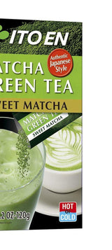 ITO EN Instant Matcha Powder – Słodzona herbata Matcha w proszku w saszetkach 12g (10 sztuk w opakowaniu) – 1 x 120g (2 opakowanie)