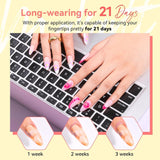Makartt Blooming Żelowy lakier do paznokci - 15 ml Blooming Żelowy przedłużacz do paznokci w kolorze marmuru, Farba żelowa, Wzory do manicure DIY, Kwiaty, Zwierzęta, Akwarela, Zestaw do magicznego manicure
