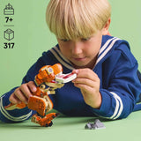 LEGO Jurassic World Little Eatie: zabawka do budowania T.Rex dla chłopców i dziewcząt 7-letni zestaw do budowania dinozaurów Model prezentowy dla dzieci z ruchomymi ustami, głową i ogonem 76967 Zestawy do budowania Besuche den LEGO-Store