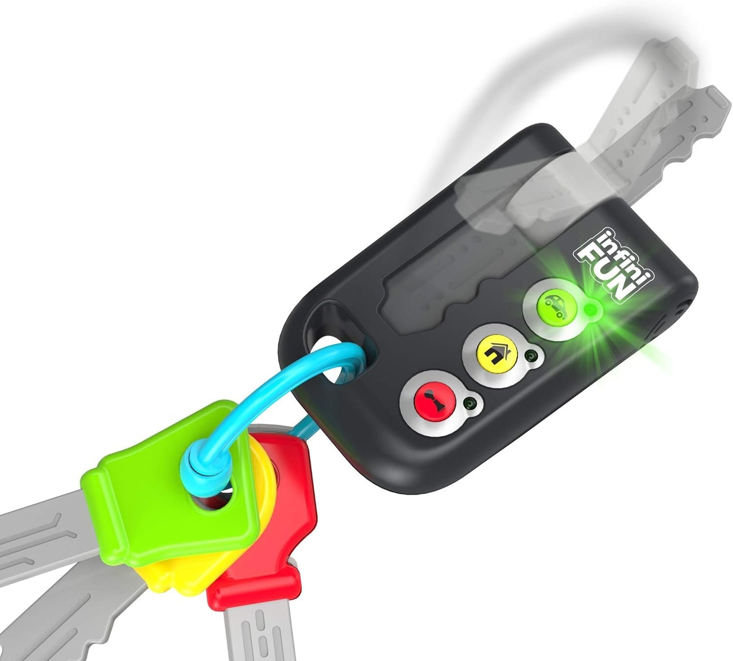 Mój Duo High-Tech Phone + Key - Bardzo realistyczny telefon i klucz. - Zabawka do wielu projektów edukacyjnych od 12 miesięcy. Bebe Naty Shop Toys