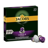 Kaffeekapseln Lungo Intenso, Intensität 8 von 12, 200 Kapseln kompatybilny z Nespresso®*, 10 x 20 Getränke & Kapseln Espresso Intenso, Intensität 10,100 Kaffeekapseln kompatybilny z Nespresso®*, 10x10
