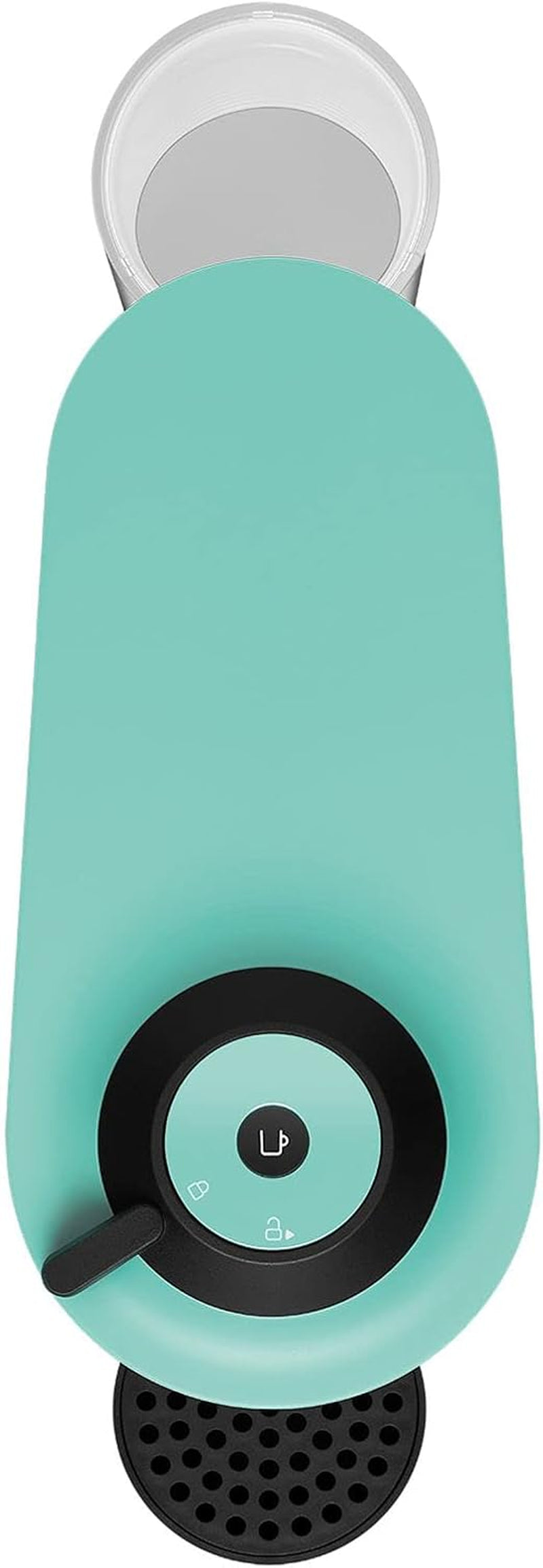 Ekspres do kawy z kapsułkami Nespresso Krups Vertuo Pop, pojemność: 560 ml, automatyczne rozpoznawanie kapsułek, system one-touch, 4 rozmiary filiżanek, skrócony czas podgrzewania, zrównoważony, Aqua Mint, XN9204
