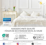 Aqua-Textil Kołdra 4-sezonowa 135X200Cm Koce splecione Zima 800G Lato 600G Klimatyzacja Oeko-Tex Kołdry i kołdry Naty Shop
