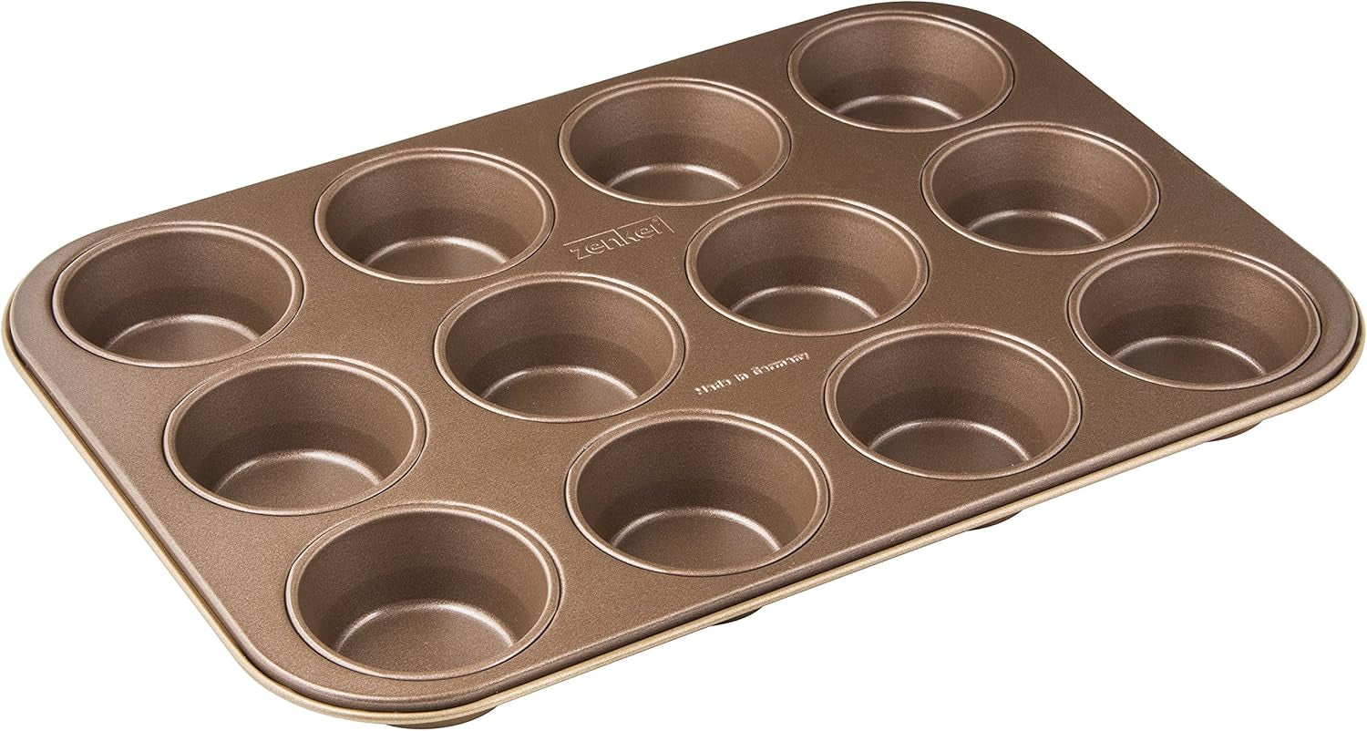 Zenker, forma do muffinów Ø 7 cm, MOJAVE GOLD Formy i blachy do pieczenia Naty Shop