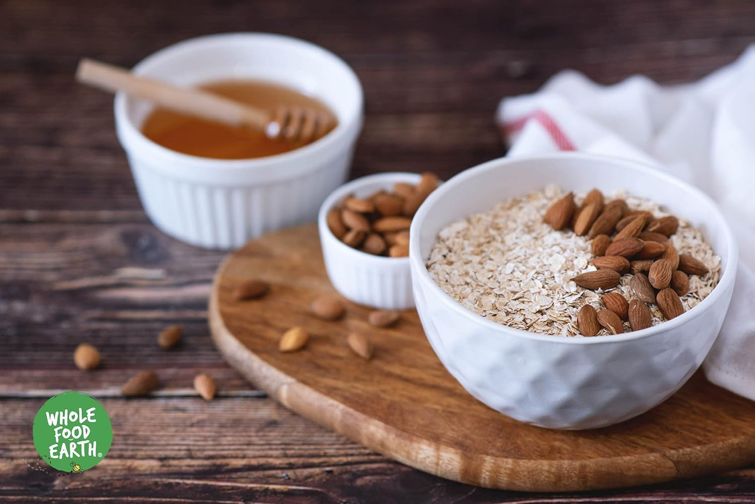 Pełnoziarniste Płatki Owsiane Ziemia 2 kg | Bez GMO | Bogaty w błonnik