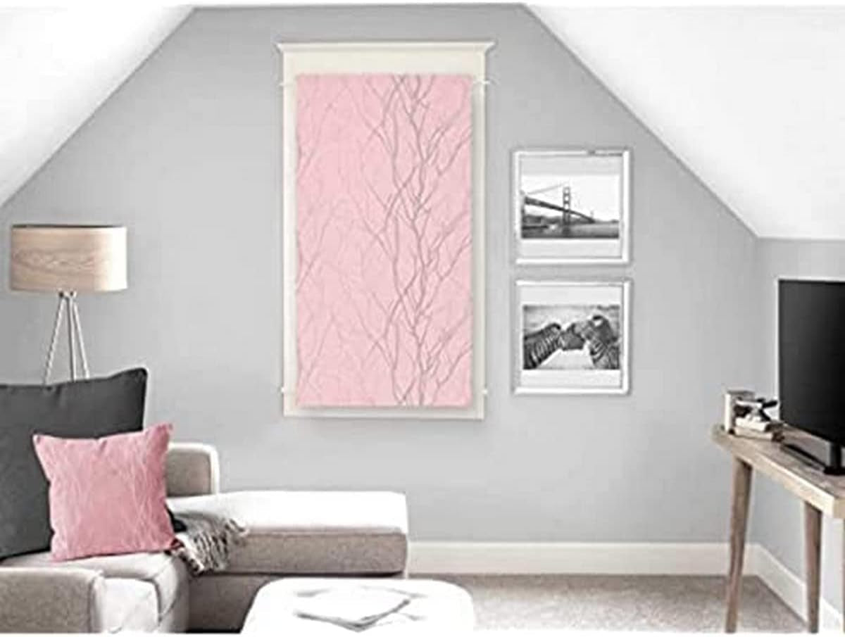 Soleil D'Ocre Liane Bise-Bise, poliester, biały, 70 x 200 cm Kołdry i kołdry Naty Shop Różowy wys. 90 x szer. 45 cm (opakowanie 1 szt.)
