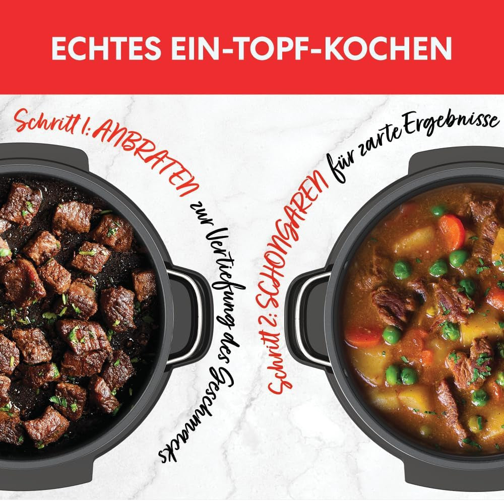 Szybkowar typu Instant Pot Superior, Multicooker 7,1 l, 4 funkcje gotowania, Wolnowar 800 W Naty Shop
