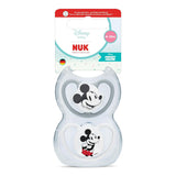 Smoczki NUK Perfect Match Air dla niemowląt | 6-18 miesięcy | Smoczki ortodontyczne, które wspomagają cyrkulację powietrza i zapobiegają wysypce spowodowanej śliną | 95% akceptacji przez dzieci** | Myszka Miki Disneya | Opakowanie 2