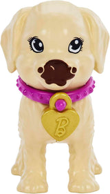 Adopcja Barbie Puppy - lalka i 2 szczenięta, z certyfikatami adopcyjnymi, efektem zmiany koloru, klatką i akcesoriami, dla dzieci w wieku od 3 lat, 86 HKD
