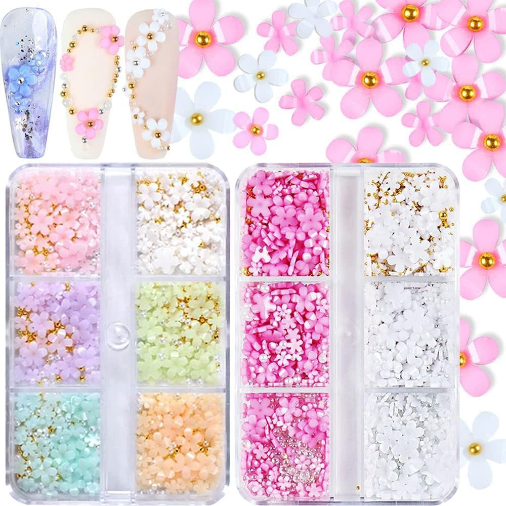 GZMAYUEN 920 szt. Złoto srebro Flatback Perlen Für Nägel, Halbrunde Weiße Beige Nail Perlen, Kleine Halbrunde Flatback Perlen Für DIY Nail Art Decor