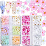 GZMAYUEN 920 szt. Złoto srebro Flatback Perlen Für Nägel, Halbrunde Weiße Beige Nail Perlen, Kleine Halbrunde Flatback Perlen Für DIY Nail Art Decor
