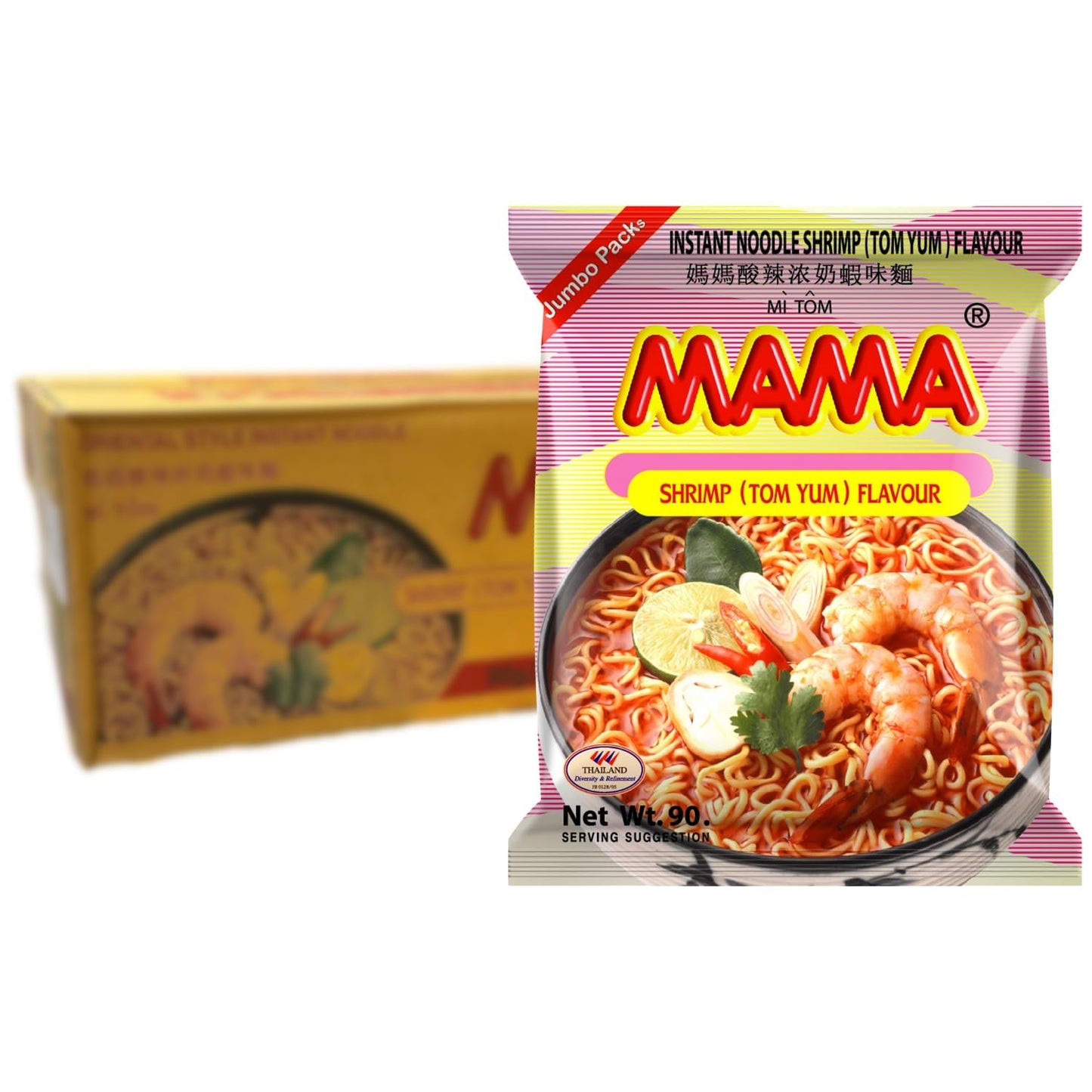MAMA - Makaron Instant z Kurczakiem - Opakowanie zbiorcze (30 X 55 GR)
