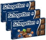 Tabliczka czekolady Schogetten Nougat 100g, pojedynczo porcjowana. Rozkosz. Kawałek po kawałku.