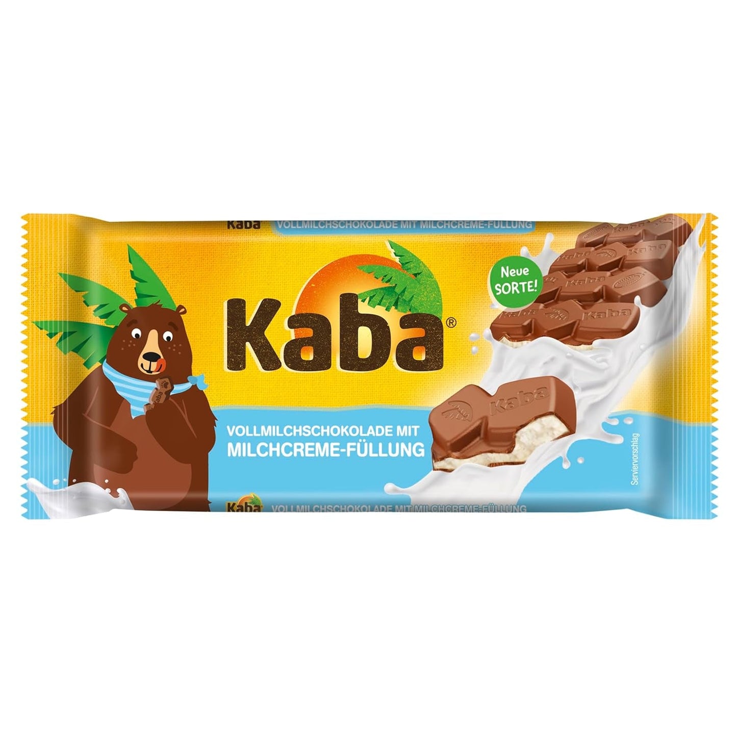 Kaba czekolada pełnomleczna i śmietankowa, tabliczka czekolady z nadzieniem, tabliczka 90g, rozpływająca się w ustach czekolada z lekką śmietanką mleczną i oryginalnym smakiem Kaba
