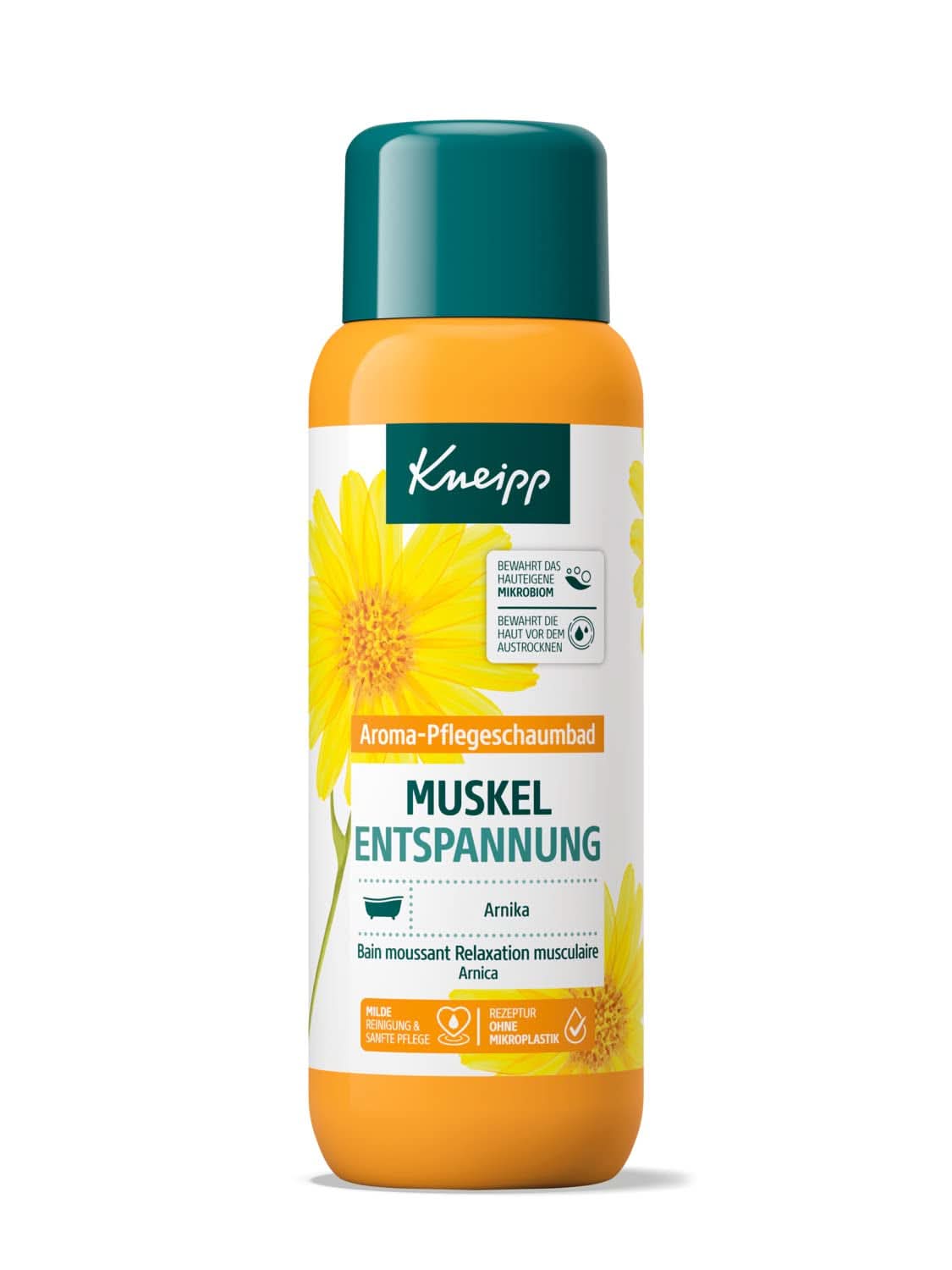 Kneipp Aroma, dodatek do kąpieli z ekstraktem z arniki i naturalnymi olejkami eterycznymi z gatunków Cabreuva, Rozmaryn i Pinus, 400 ml Naty Shop Rozmaryn