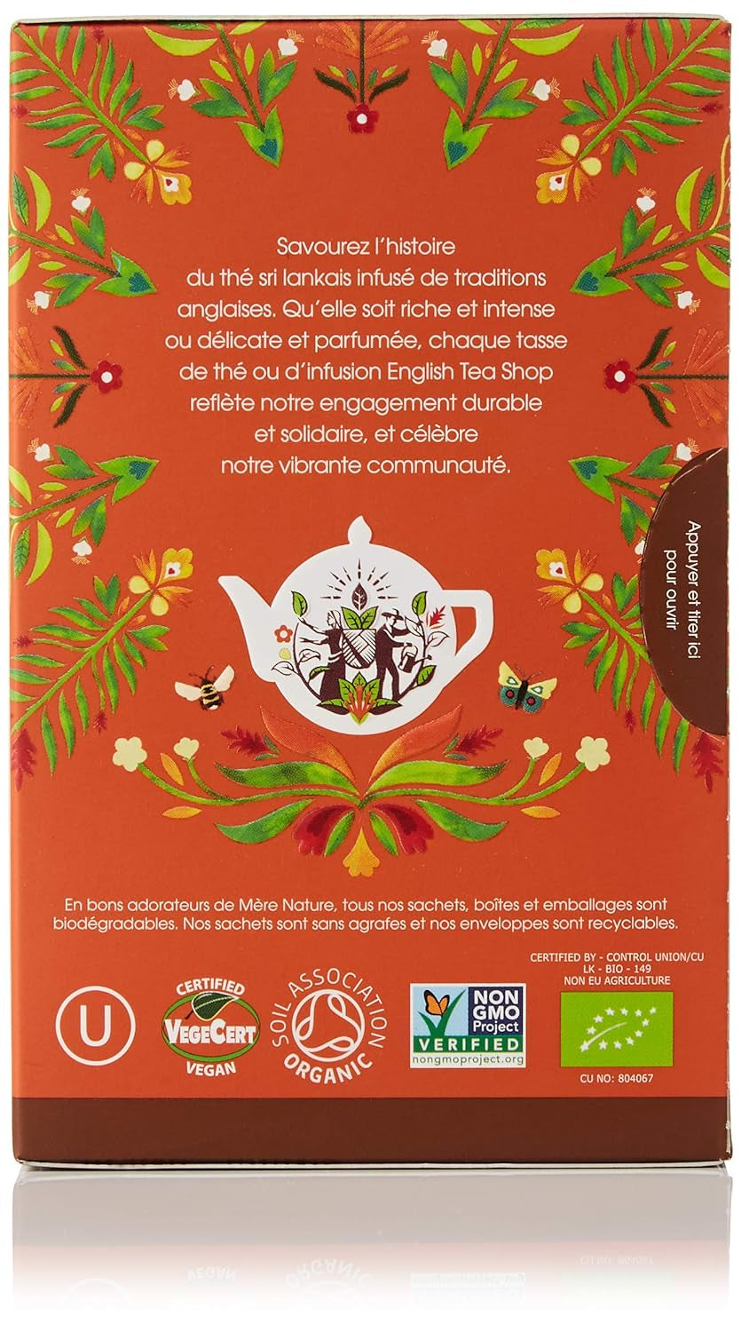ETS - Czarna herbata Chai, Naturland BIO, 20 torebek herbaty (2 sztuki)