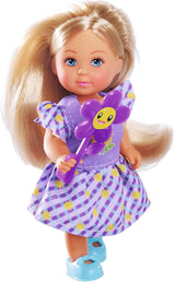 Simba Evi Love Flowers, różne 2 odmiany Tylko jedna pozycja zostanie wysłana lalka w uroczej kwiatowej sukience z kwiatkiem 12 cm Play Doll Wiek 3+