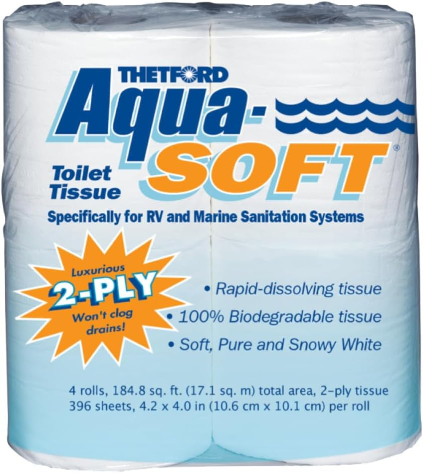 03300 Papier toaletowy Aqua-Soft, 2 warstwy, 4 rolki