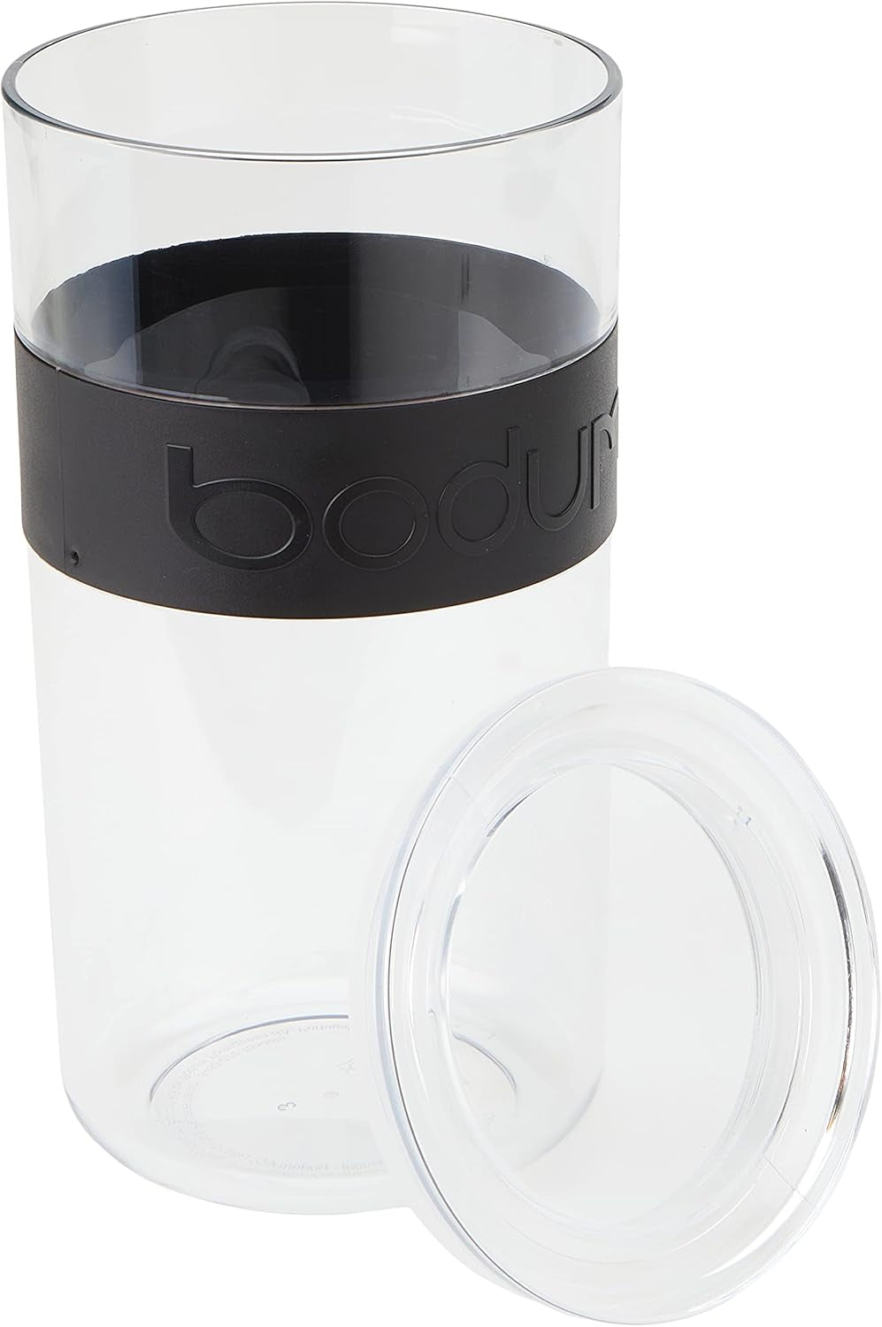 Słoiki do przechowywania BODUM PRESSO, plastikowe, czarne, 4 x 0,25 l, 3 x 0,6 l, 3 x 1 l, 2 x 2 l Pudełka do przechowywania żywności Naty Shop