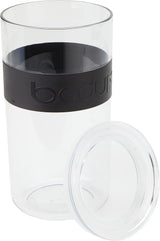 Słoiki do przechowywania BODUM PRESSO, plastikowe, czarne, 4 x 0,25 l, 3 x 0,6 l, 3 x 1 l, 2 x 2 l Pudełka do przechowywania żywności Naty Shop