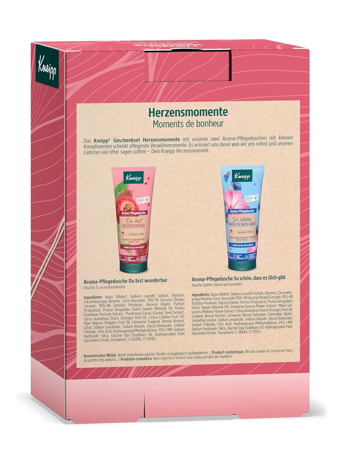 Kneipp Zestaw upominkowy 2 aromaterapeutyczne żele pod prysznic 2 x 200 ml Pod prysznic i do kąpieli Naty Shop