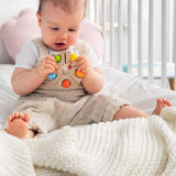 HABA 306692 - Zabawka do łapania z kółkiem kulkowym, Zabawka do łapania od 6 miesiąca życia, Wyprodukowano w Niemczech, Kolorowe zabawki Bebe Naty Shop