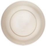 elho Vibes Fold Bowl 25 - Doniczki do wnętrz - 100% plastiku pochodzącego z recyklingu - Ø 24,9 x wys. 12,1 cm - Biały/biały len