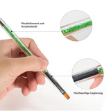 8 Stück Nagel Pinsel, Nagelkunstpinsel Pinsel Set, Pinsel Für Nägel Mit Doppelkopf Nail Art Pinsel Set Dotting Pen i Gel Brush for Nails Präzise Pinsel Für Nageldesign Und Verzierungen