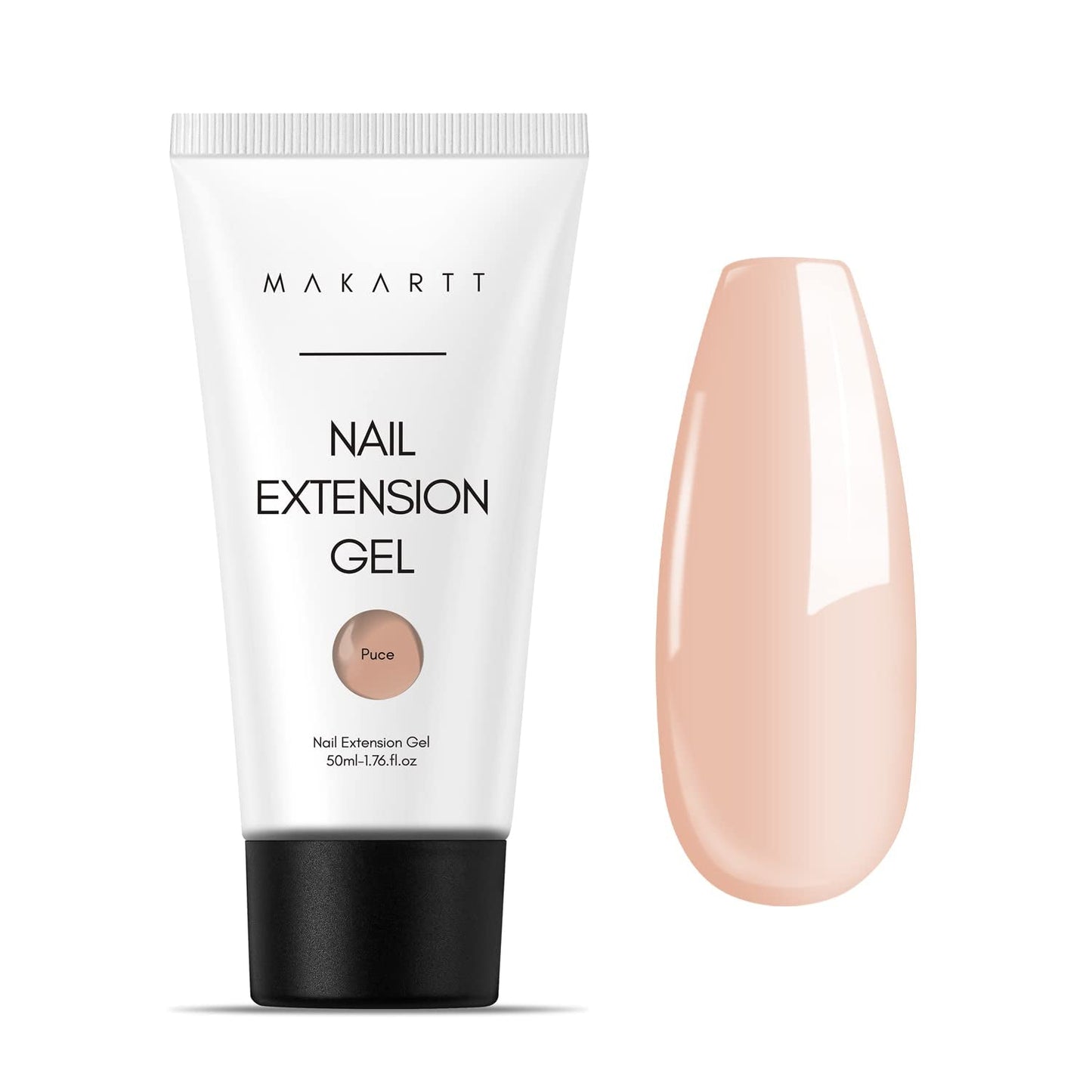 Makartt Poly Nail Extension Gel - Akrylowy żel przedłużający, Żel wzmacniający paznokcie, Ozdoba do paznokci, 50ml (fioletowy)