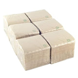 - 600 sztuk serwetek koktajlowych Bio Eco - Natural Color - W 100% nadające się do recyklingu - Micropoint - 10 X 10 Cm (złożone) i 20 X 20 Cm (rozłożone)