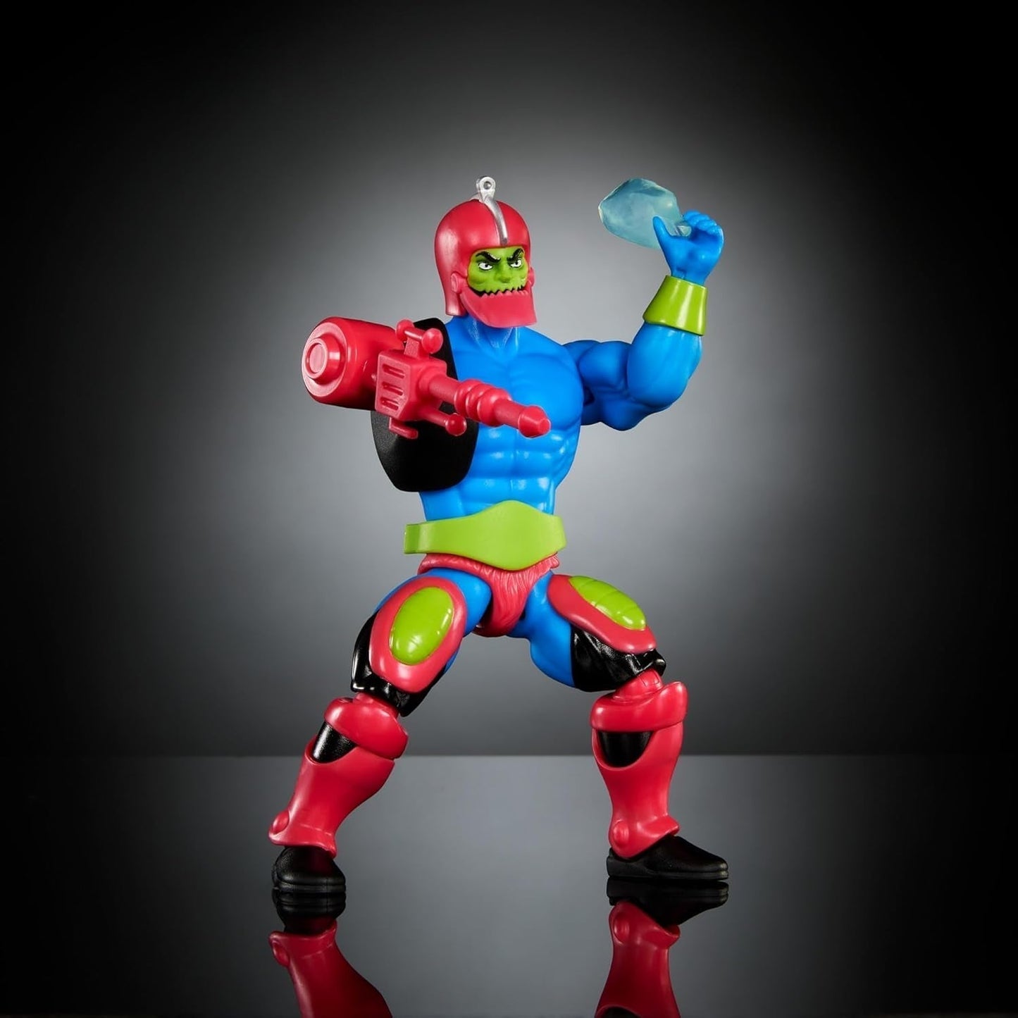 Figurka Masters of the Universe Origins Trap Jaw Figurka kolekcjonerska, ok. 14cm duża popularna zabawka MOTU złoczyńca z 16 ruchomymi stawami i akcesoriami, HYD41, [wielokolorowe] figurki Naty Shop