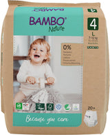 Pieluszki dla niemowląt Bambo Nature, rozmiar 6 (15+ kg) - opakowanie miesięczne 90 szt. | Pieluchy dla niemowląt z ulepszoną ochroną przed wyciekami | Maksymalny komfort i swoboda dla aktywnych dzieci | Pieluszki testowane dermatologicznie