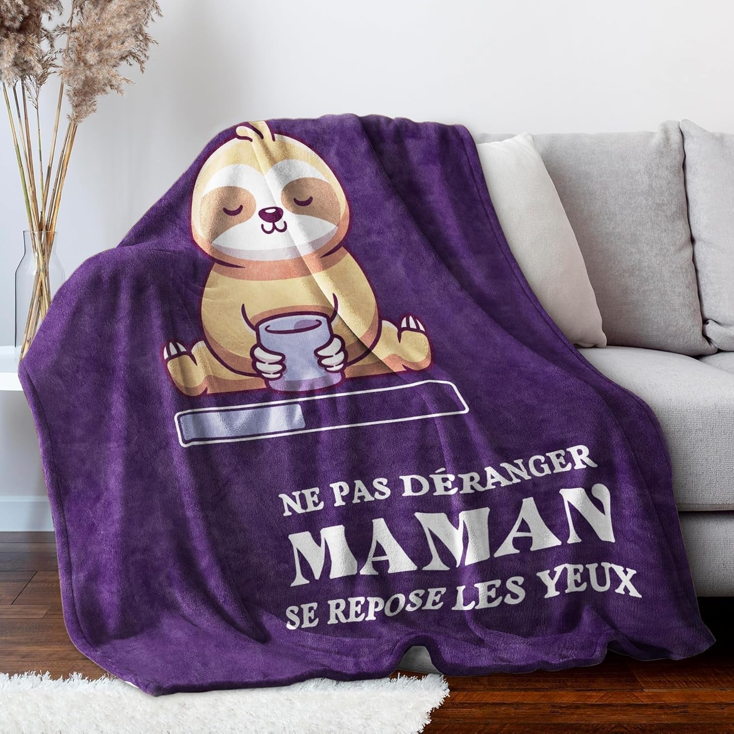 Niyewsor Prezent urodzinowy, Dla mamy, Kocyk polarowy, Prezent dla mamy, Dzień Matki i pomysł na prezent świąteczny dla mamy Niyewsor Łóżka i koce