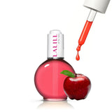 LALIILL Oliwka do skórek paznokci 75 ml - Himbeere Nagelpflegeöl - Nagelöl Pflege Für Nägel Nagelhaut - SPA Maniküre Naildesign Hände - Wegańskie - Z pipetą