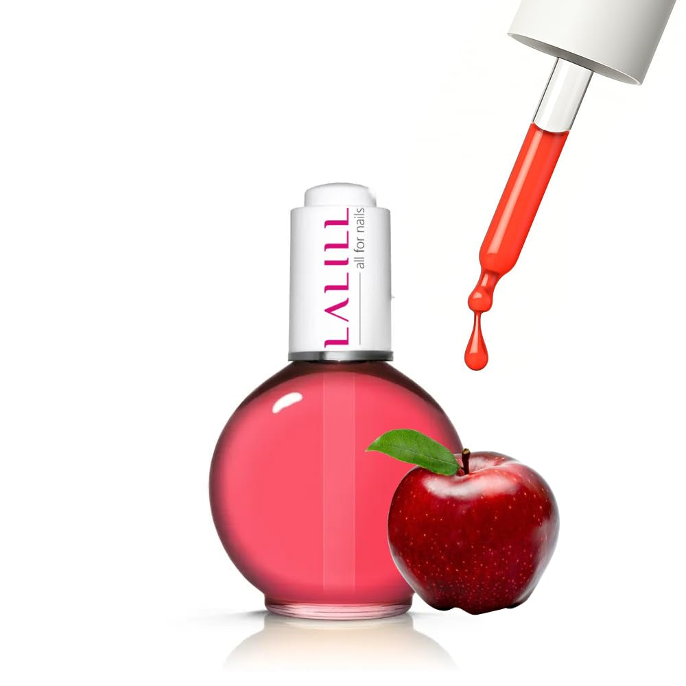 LALIILL Oliwka do skórek paznokci 75 ml - Himbeere Nagelpflegeöl - Nagelöl Pflege Für Nägel Nagelhaut - SPA Maniküre Naildesign Hände - Wegańskie - Z pipetą