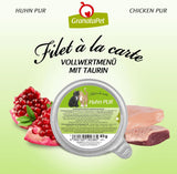 GranataPet Filet à la carte Kurczak PURE, mokra karma dla kotów, bezzbożowe kawałki filetów, karma dla kotów bez dodatku cukru, o wysokiej zawartości mięsa, 6 x 85 g