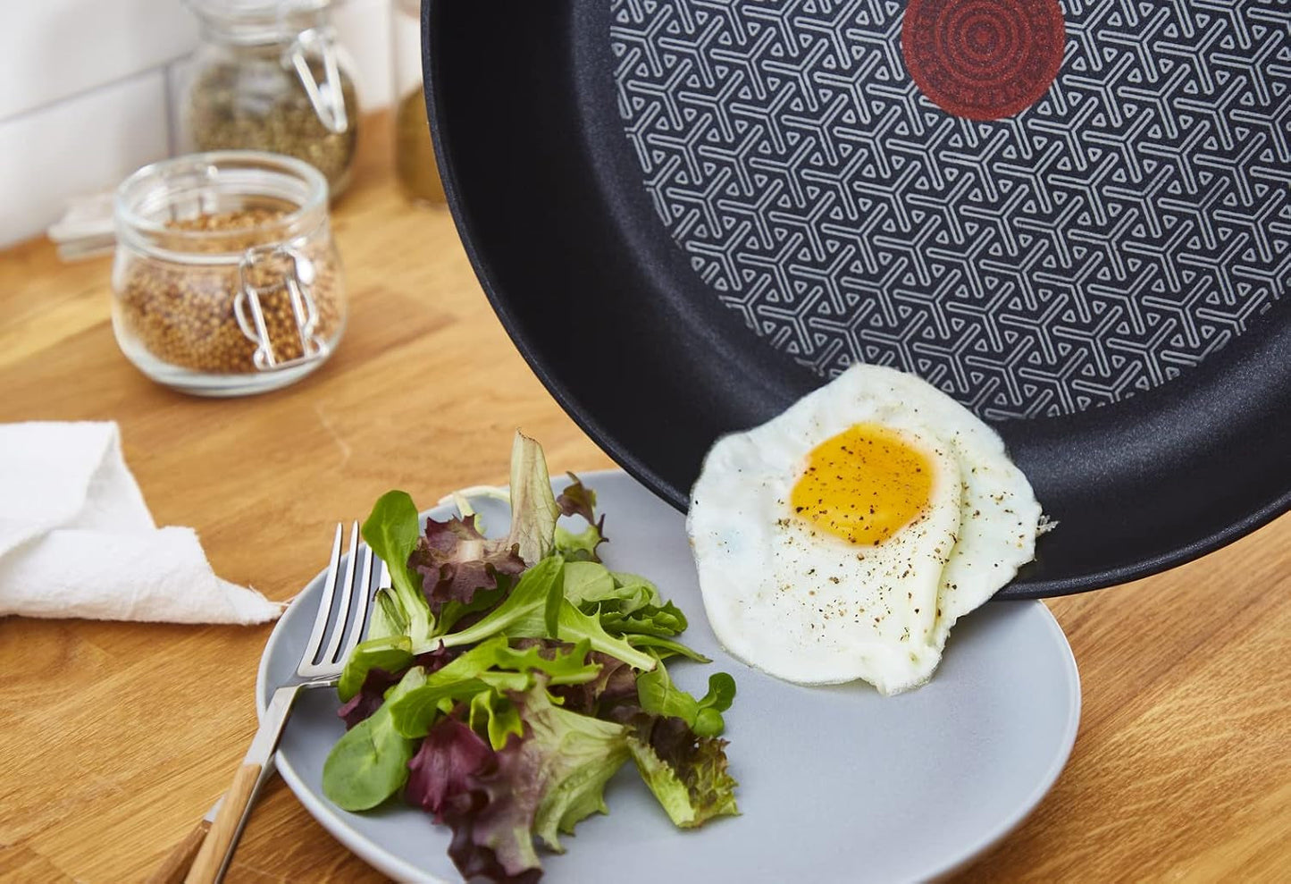 Tefal Duetto, wskaźnik temperatury Garnki i Patelnie Thermo-Spot Naty Shop