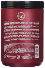 DD Maska bez siarczanów, keratyna/kwas hialuronowy, 1 litr Naty Shop maska do włosów