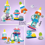 LEGO DUPLO Wahadłowiec kosmiczny 3 w 1 Mnóstwo przygód Zestaw kosmiczny Rakieta dla dzieci Zabawka naukowa do budowania Wczesny rozwój umiejętności motorycznych Prezent dla 3-latków 10422 Zestawy do budowania Beuche den LEGO-Store