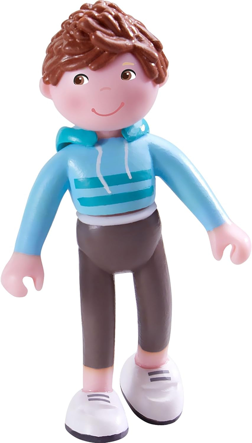HABA 306170 - Little Friends Emil, Elastyczne lalki i zwierzęta od 3 lat, kolorowe