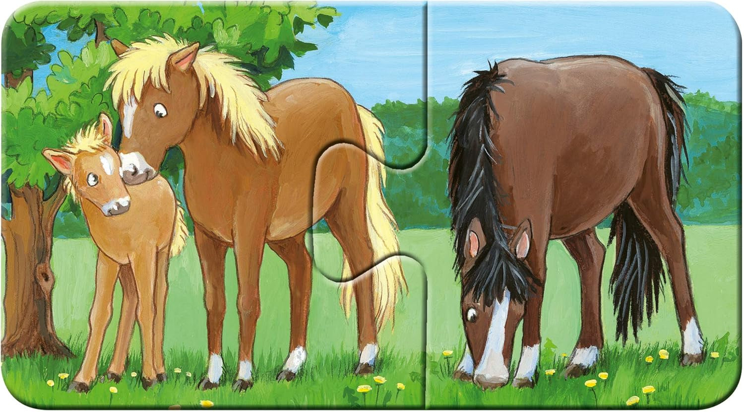 Puzzle Ravensburger dla dzieci - 05072 Rodziny zwierząt hodowlanych - Moje pierwsze puzzle 9X2 - Puzzle dla 2-latków Puzzle Naty Shop