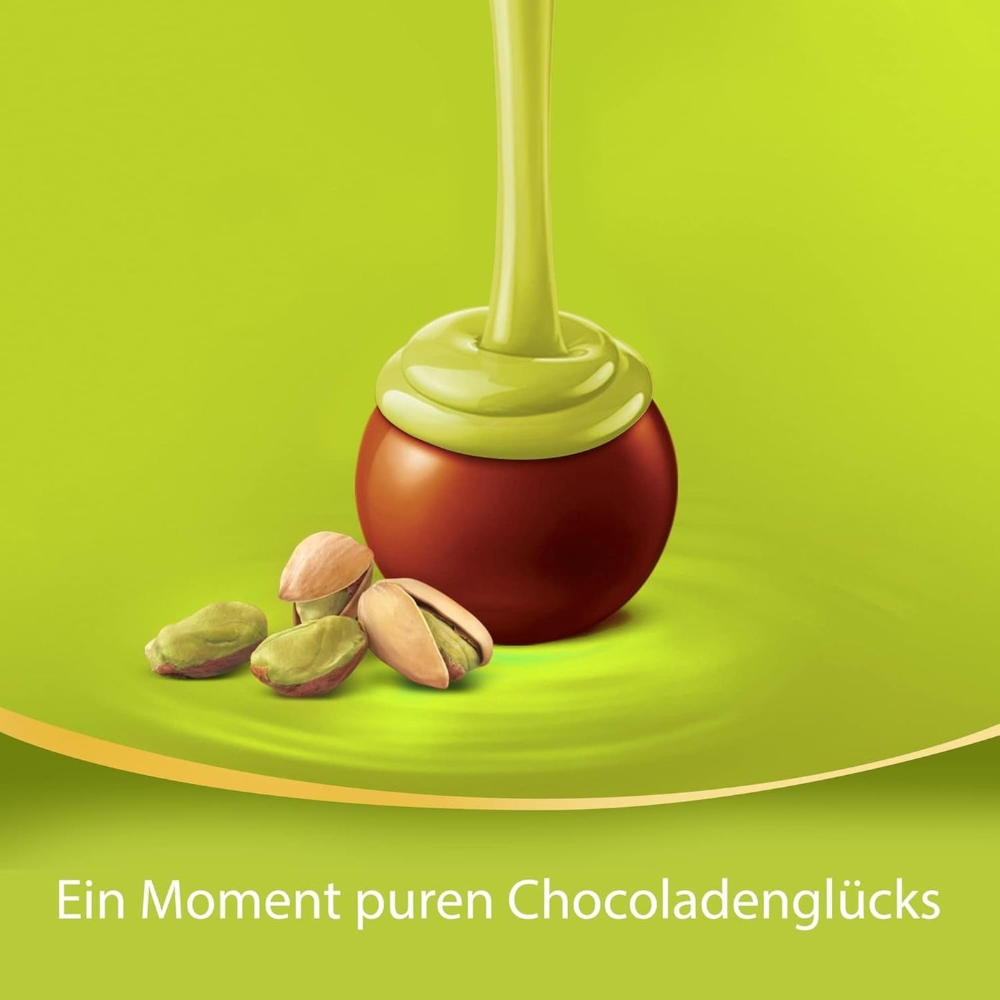 Lindt LINDOR Czekolada z pistacjami | 1 kg zamykana torebka | ok. 80 kulek z mlecznej czekolady z rozpływającym się w ustach kremem pistacjowym | Opakowanie zbiorcze, prezent pralinowy