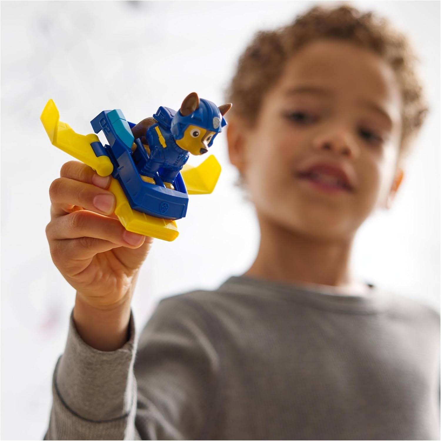 PAW PATROL Chase Action Pup Mini samolot ratowniczy ze składanymi skrzydłami Zabawka dla dzieci w wieku 3 lat Figurki Naty Shop