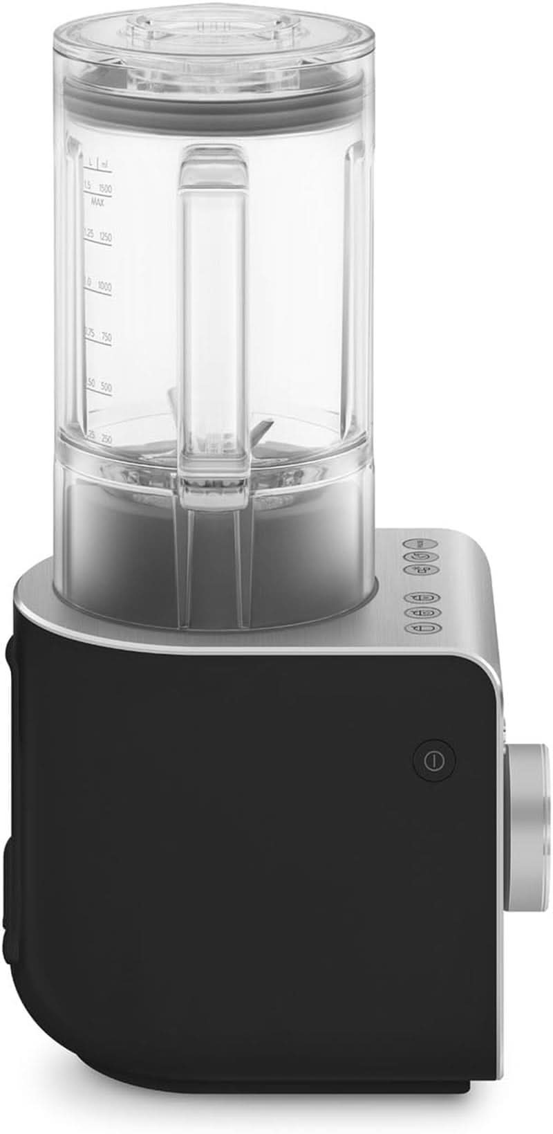 SMEG, Hochleistungsmixer BLC01BLMEU, 5 wstępnie ustawionych programów, 9 prędkości ręcznych, funkcja pauzy i impulsu, Kunststoffgehäuse, Rutschfeste Basis, 1400 W, Schwarz Kitchen Naty Shop